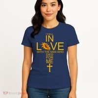 I Fell In Love With The Man Who Died For Me Women's T-Shirt thumb 4
