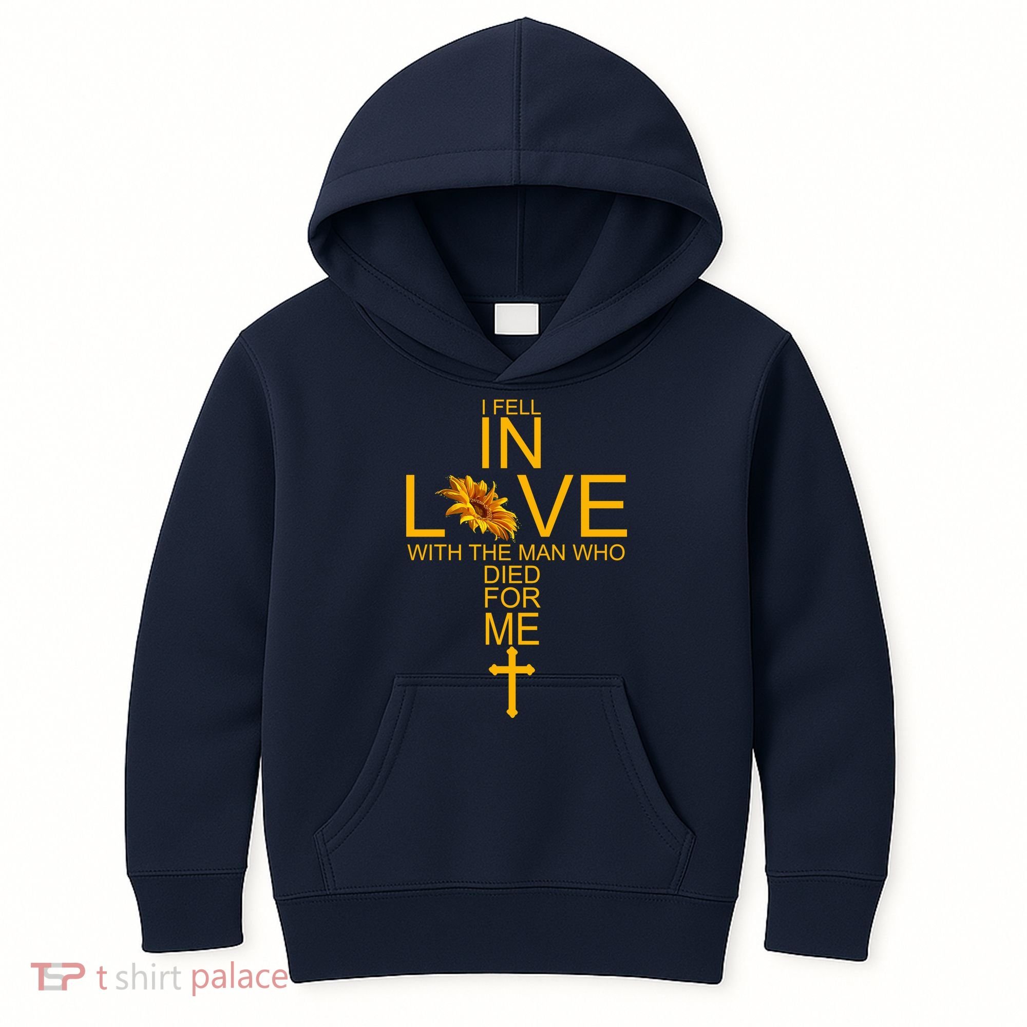 I Fell In Love With The Man Who Died For Me Kids Hoodie