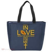 I Fell In Love With The Man Who Died For Me Tote Bag thumb 0