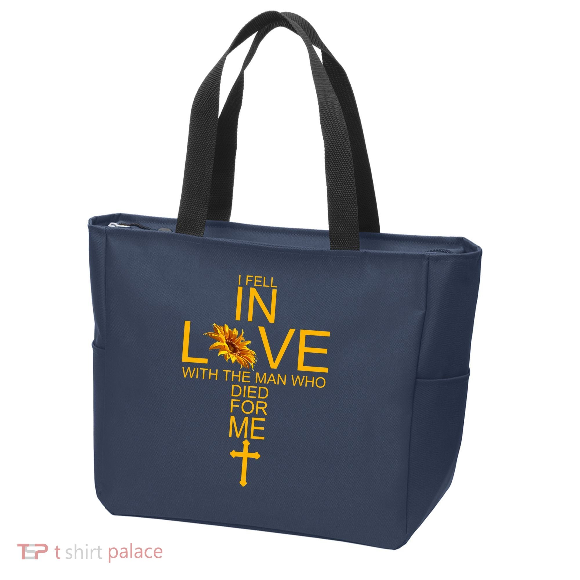 I Fell In Love With The Man Who Died For Me Tote Bag