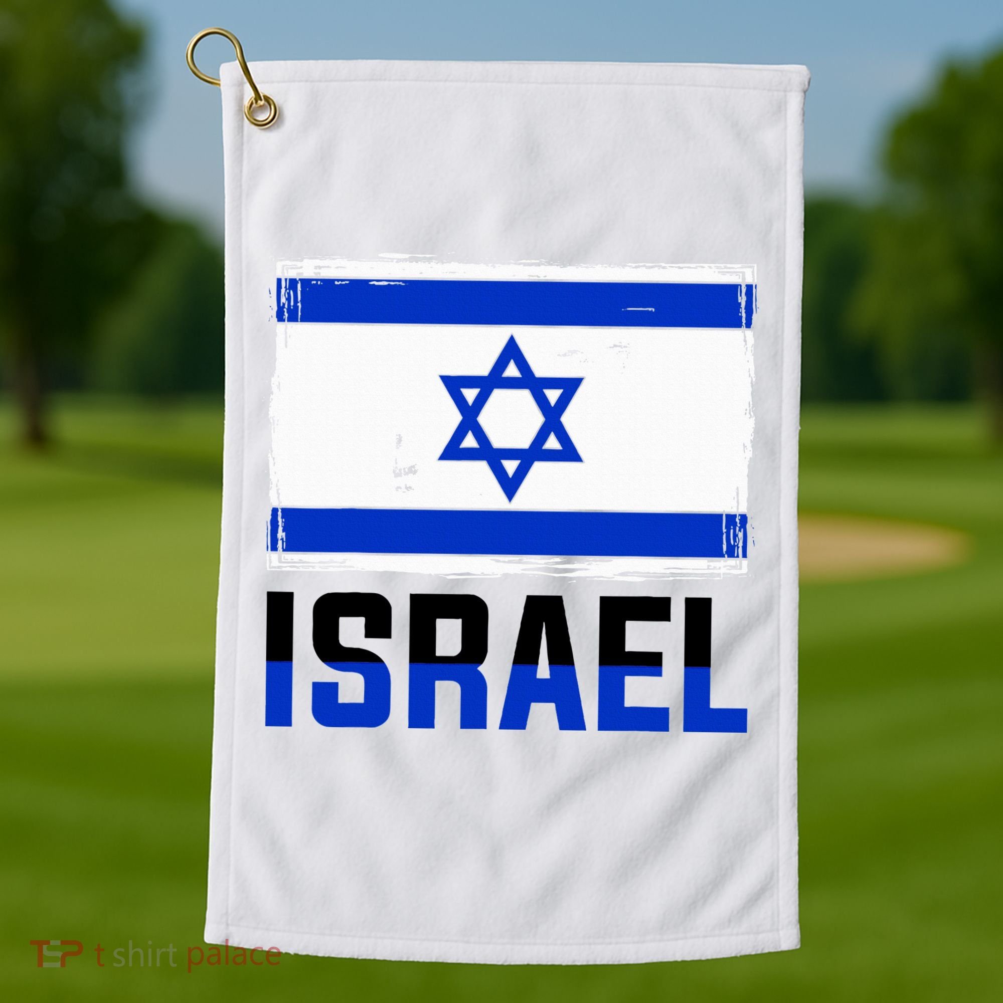 Israel Flag Israel Golf Towel