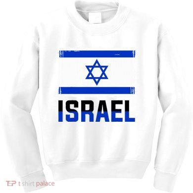 Israel Flag Israel Kids Sweatshirt