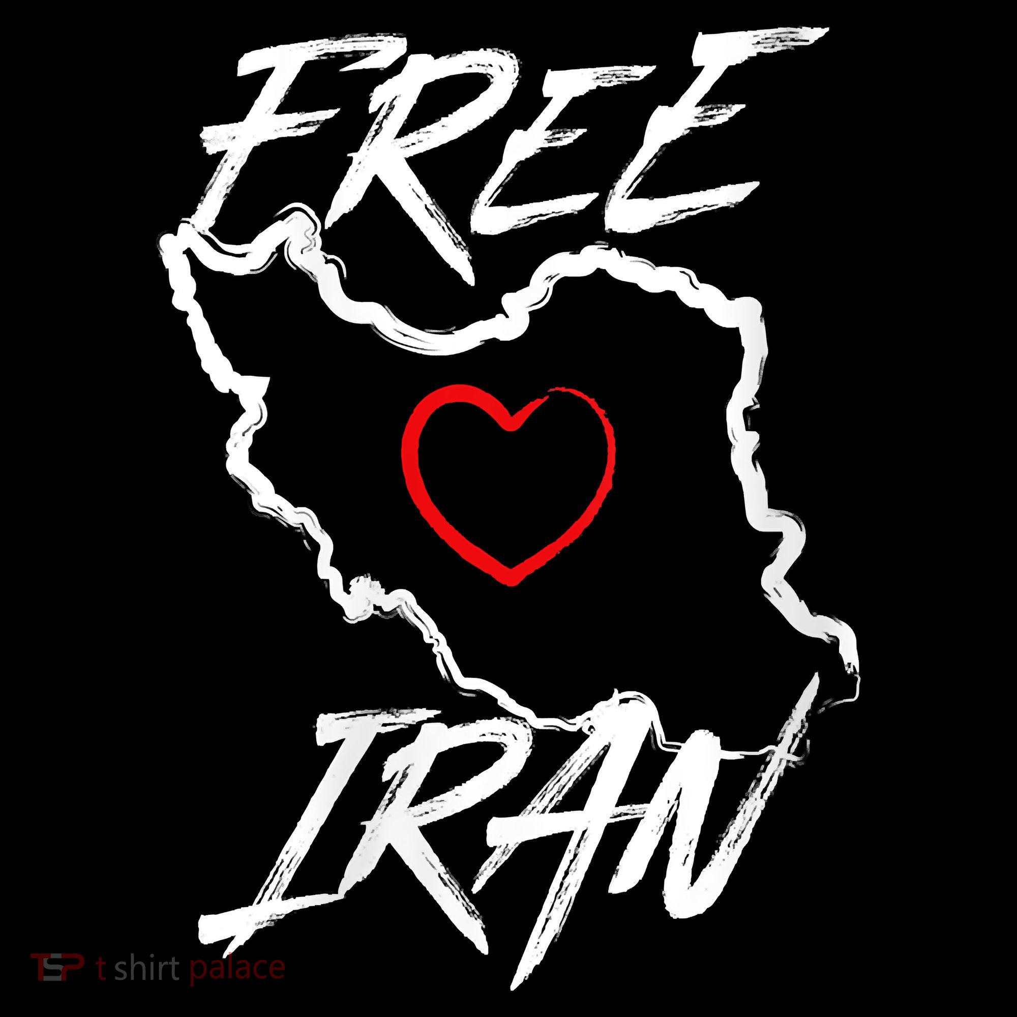 Iran Free Iran Symbol Heart Map Freedom Heart Love Coffee Mug