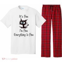 It's Fine I'm Fine Everything Is Fine Pajama Set thumb 0