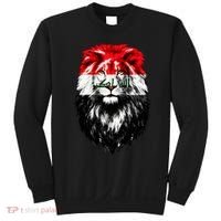 Iraqi Flag Iraq Pride Lion Face Sweatshirt thumb 0