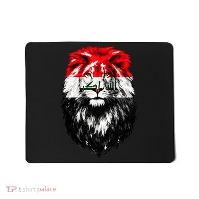 Iraqi Flag Iraq Pride Lion Face Mousepad