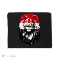 Iraqi Flag Iraq Pride Lion Face Mousepad thumb 0
