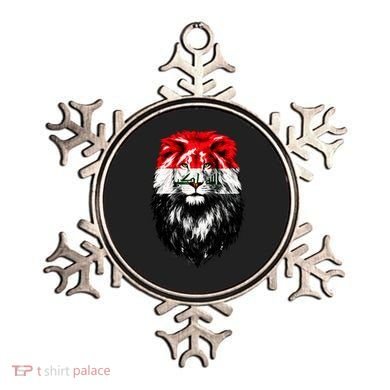 Iraqi Flag Iraq Pride Lion Face Ornament