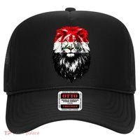 Iraqi Flag Iraq Pride Lion Face Hat thumb 0