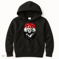 Iraqi Flag Iraq Pride Lion Face Kids Hoodie thumb 0