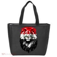 Iraqi Flag Iraq Pride Lion Face Tote Bag thumb 0