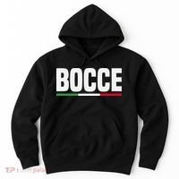Italy Flag Italian Bocce Ball Player Hoodie thumb 0