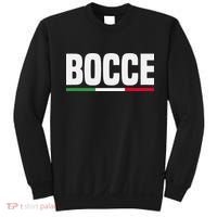 Italy Flag Italian Bocce Ball Player Sweatshirt thumb 0