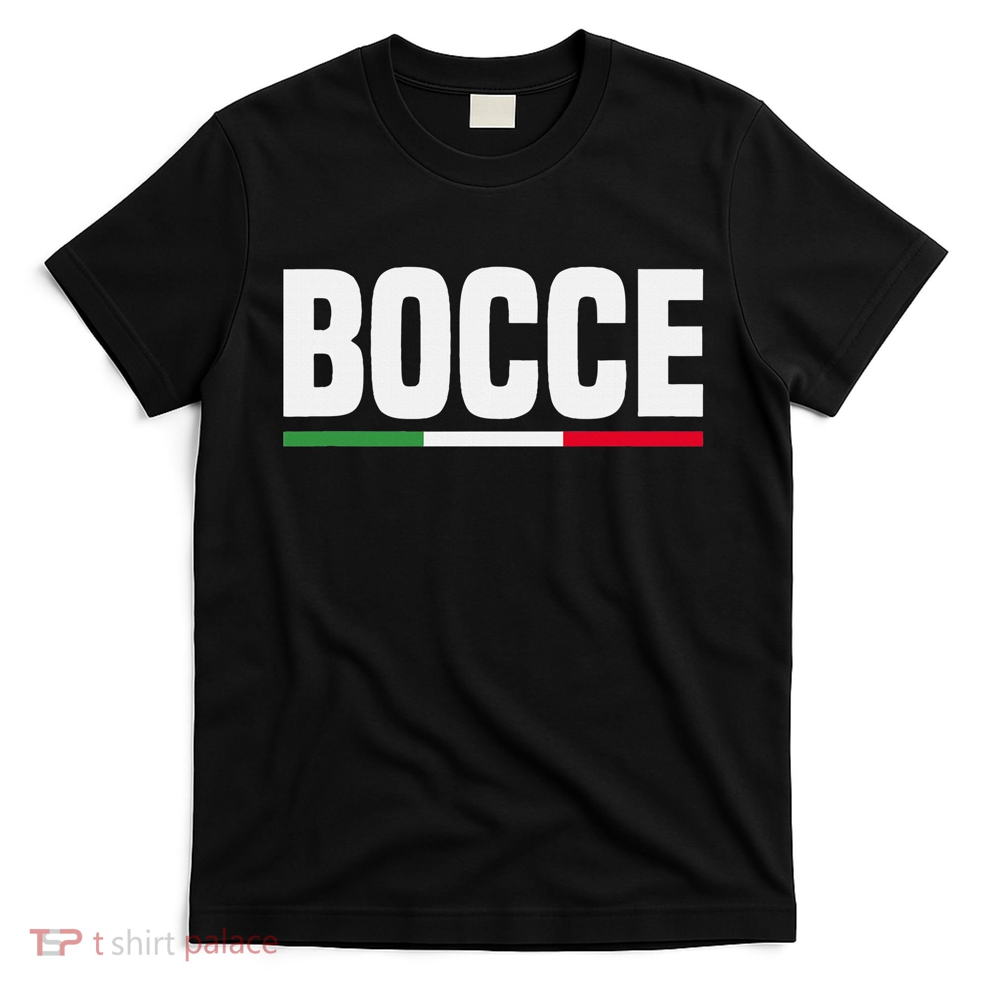 Italy Flag Italian Bocce Ball Player T-Shirt