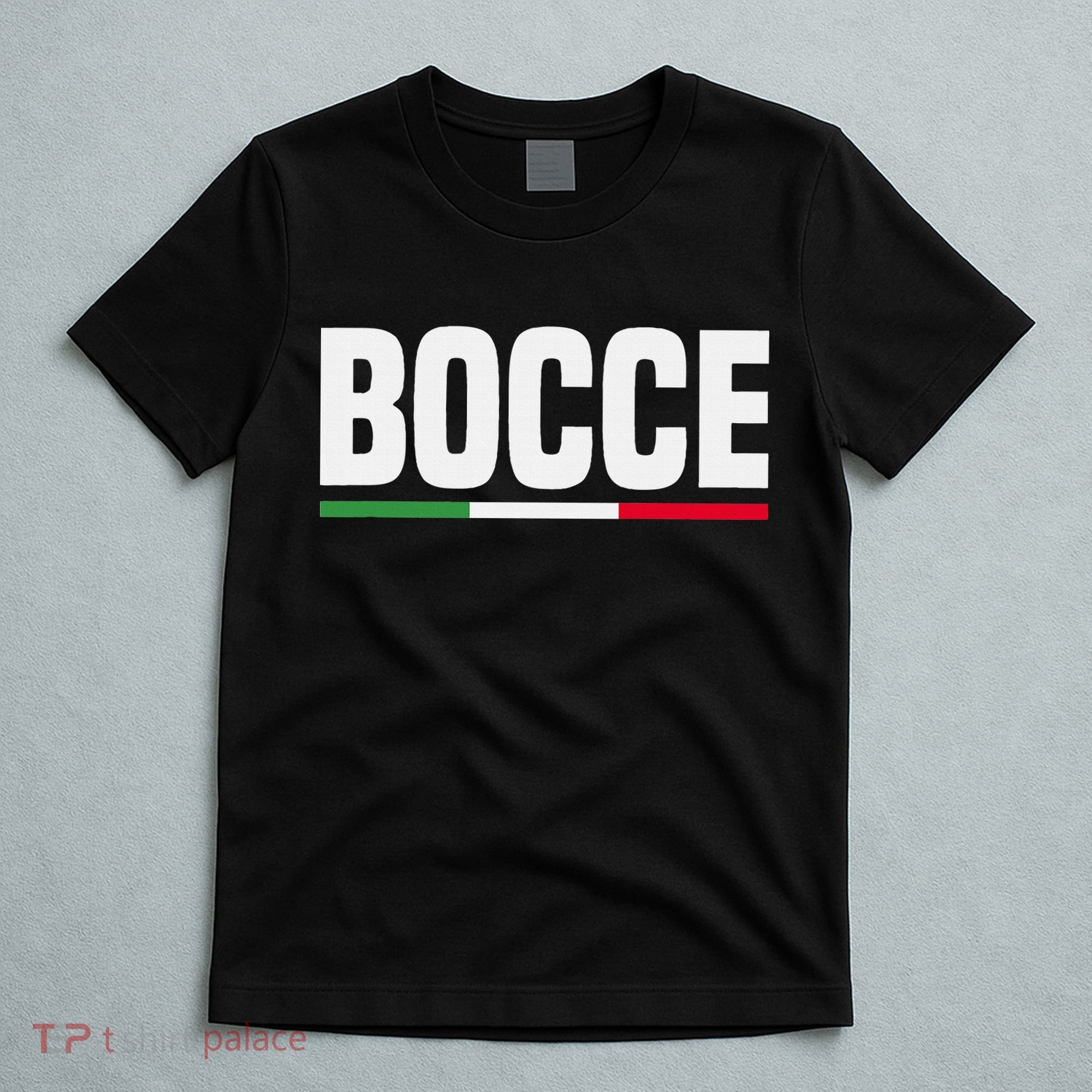 Italy Flag Italian Bocce Ball Player T-Shirt