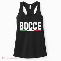 Italy Flag Italian Bocce Ball Player Women's Tank Top thumb 0