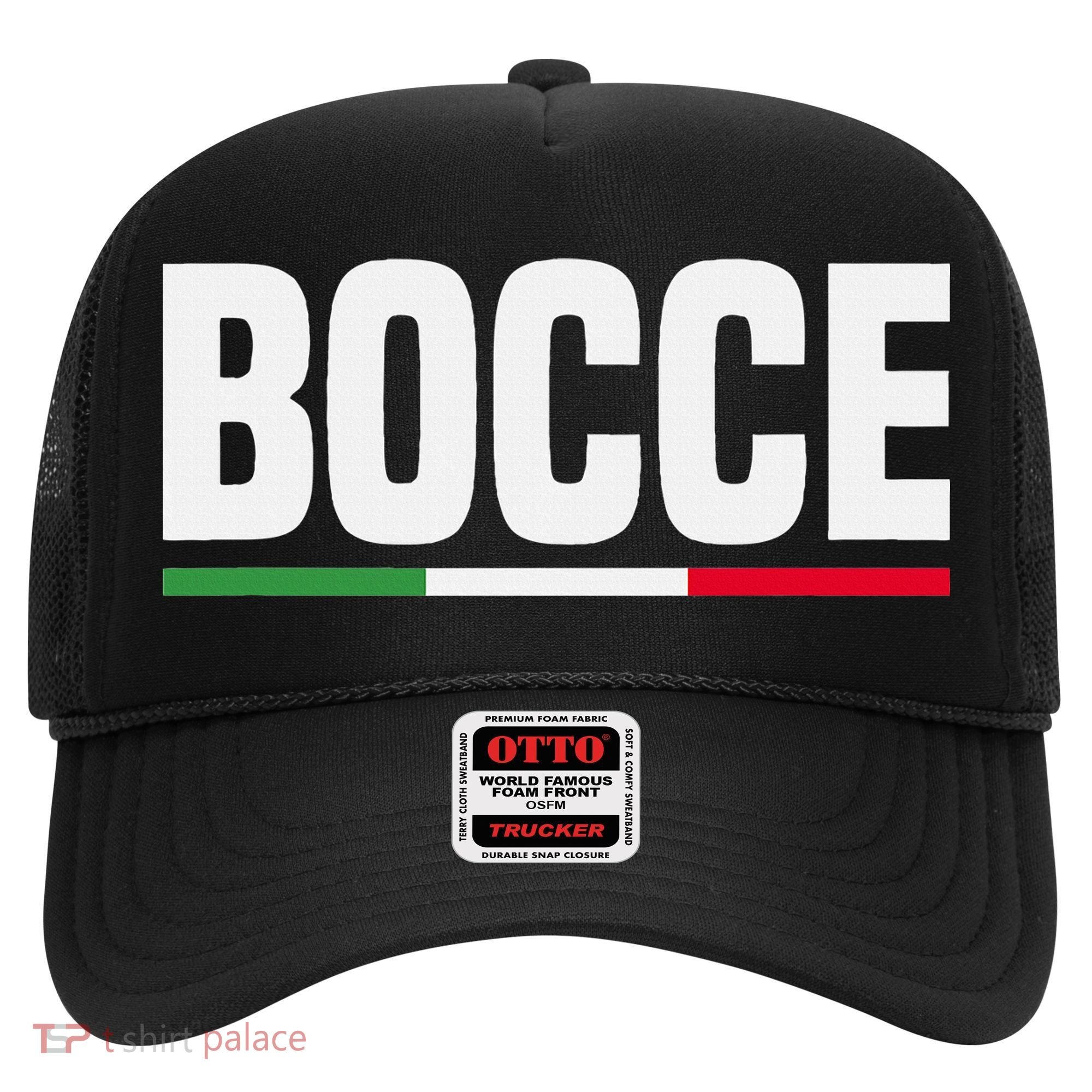 Italy Flag Italian Bocce Ball Player Hat