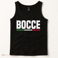 Italy Flag Italian Bocce Ball Player Tank Top thumb 2