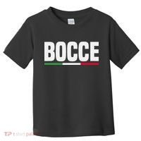 Italy Flag Italian Bocce Ball Player Toddler T-Shirt thumb 0