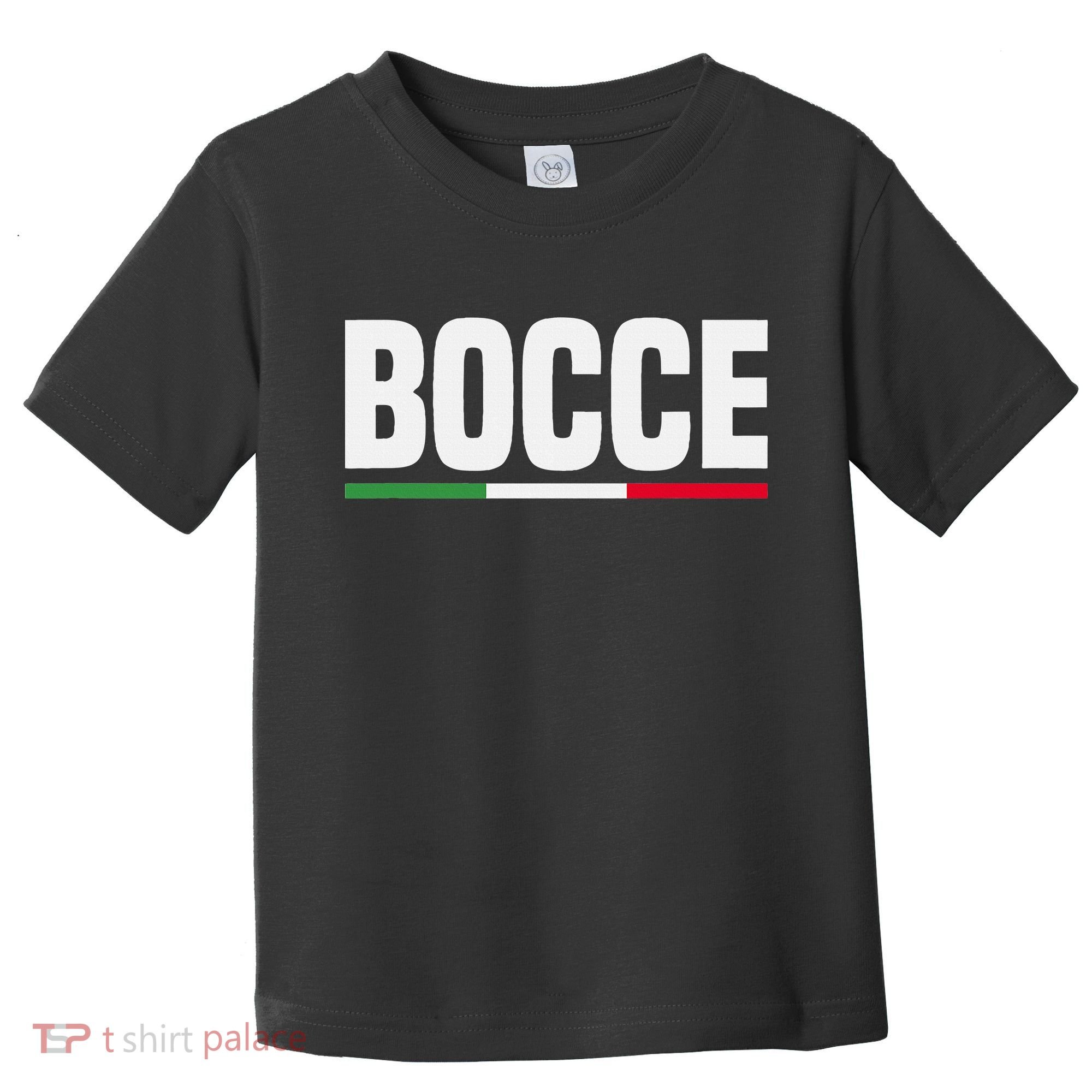 Italy Flag Italian Bocce Ball Player Toddler T-Shirt