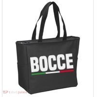 Italy Flag Italian Bocce Ball Player Tote Bag thumb 2