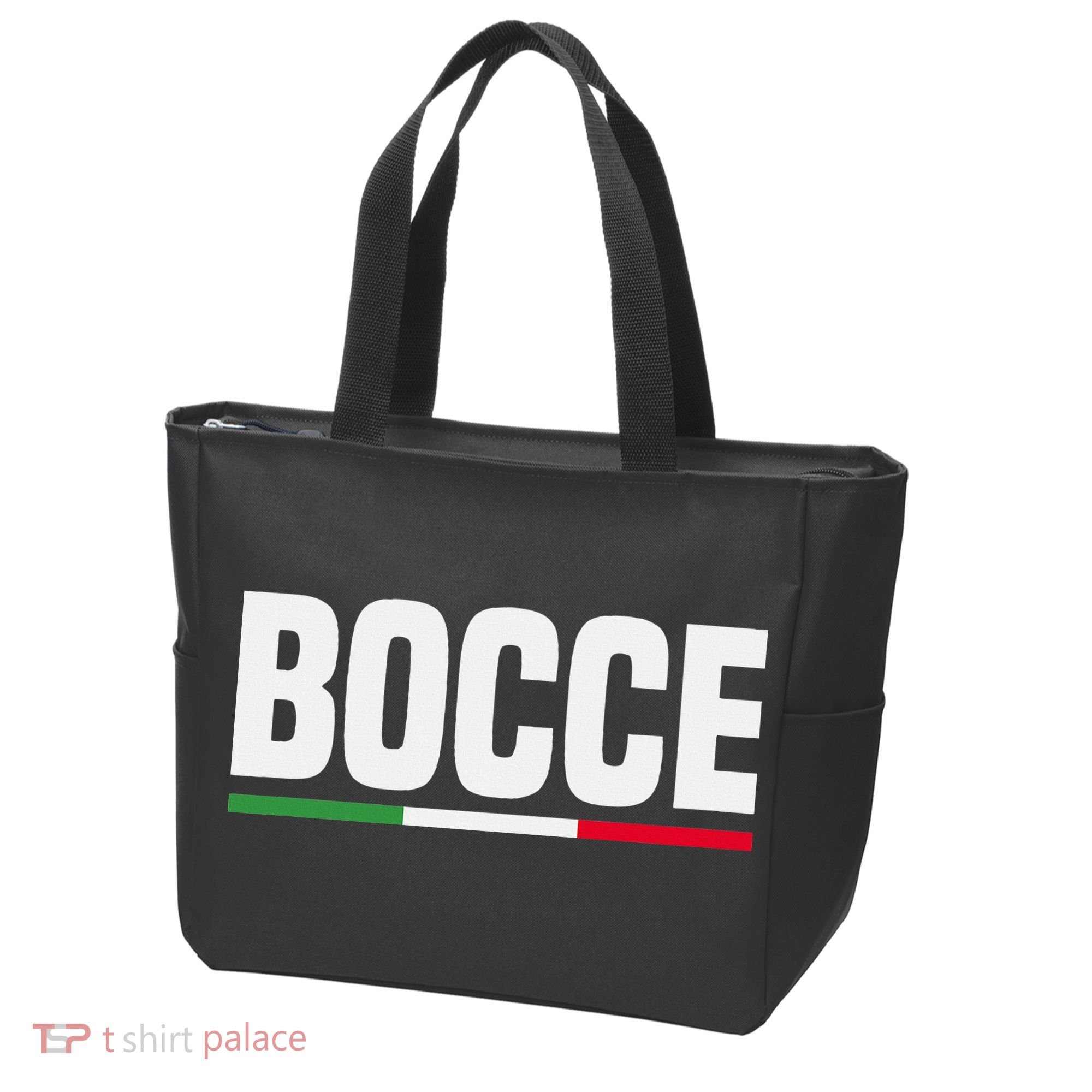 Italy Flag Italian Bocce Ball Player Tote Bag