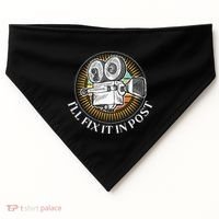 ILl Fix It In Post Filmmaker Cinema Film Gift USA-Made Doggie Bandana thumb 0