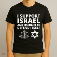 Idf Forces I Support Israel And Its Right To Defend Itself T-Shirt thumb 3