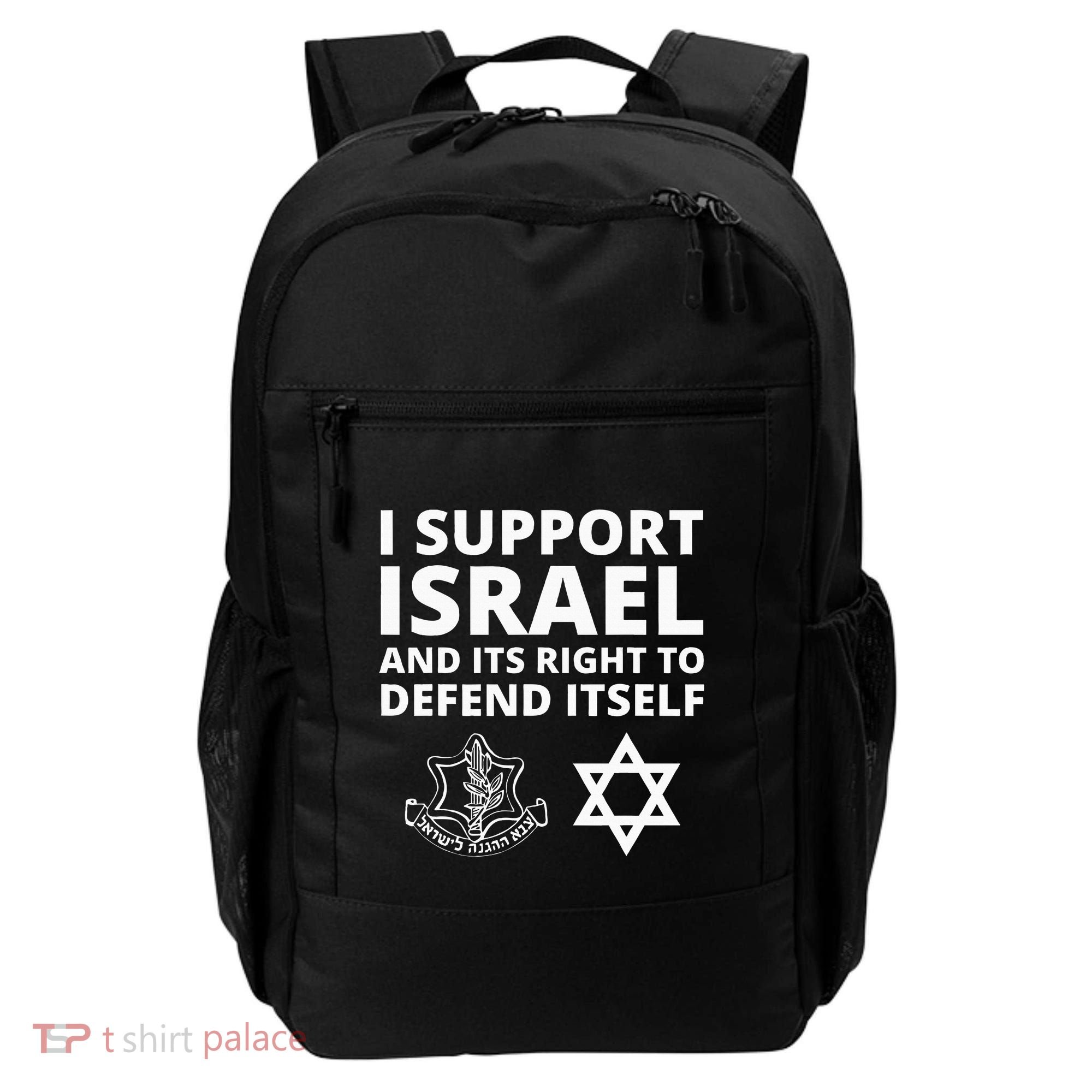 Idf Forces I Support Israel And Its Right To Defend Itself Backpack