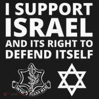 Idf Forces I Support Israel And Its Right To Defend Itself Button thumb 1