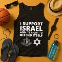 Idf Forces I Support Israel And Its Right To Defend Itself Tank Top thumb 4