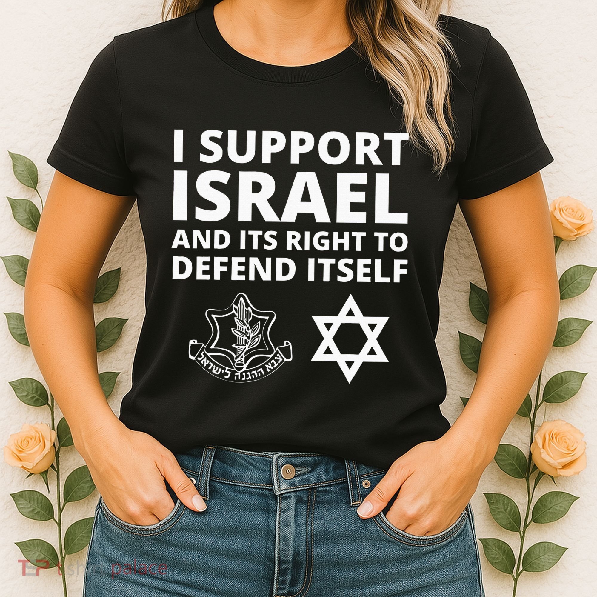 Idf Forces I Support Israel And Its Right To Defend Itself Women's T-Shirt