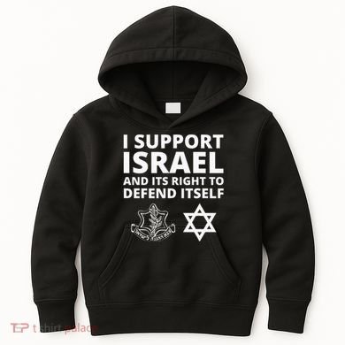 Idf Forces I Support Israel And Its Right To Defend Itself Kids Hoodie