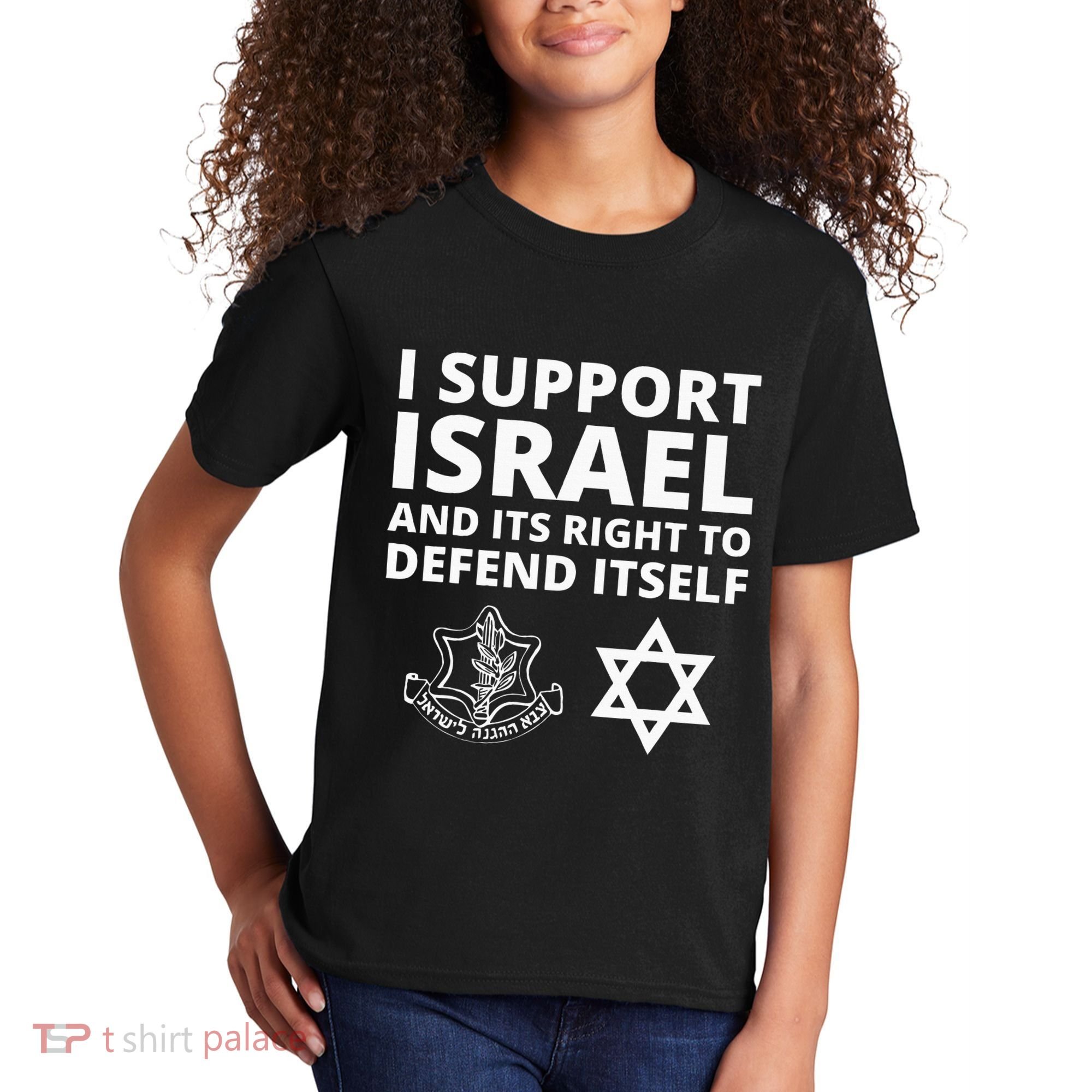 Idf Forces I Support Israel And Its Right To Defend Itself Kids T-Shirt
