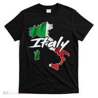 Italy Flag Italian Map Vintage Italia Souvenir T-Shirt thumb 0