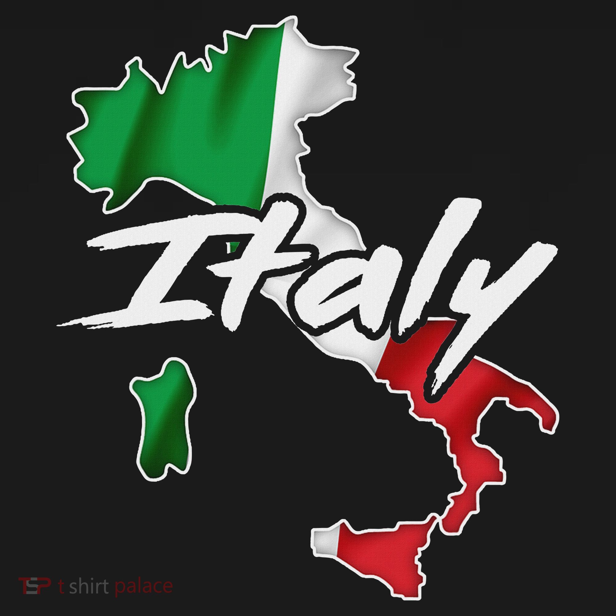 Italy Flag Italian Map Vintage Italia Souvenir T-Shirt