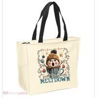 It's Fine I'm Fine Just The Usuall Meltdon Christmas Tote Bag thumb 2
