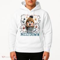 It's Fine I'm Fine Just The Usuall Meltdon Christmas Hoodie thumb 2