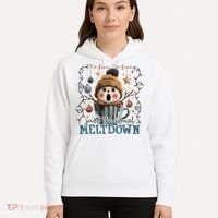 It's Fine I'm Fine Just The Usuall Meltdon Christmas Hoodie thumb 5