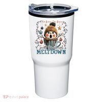 It's Fine I'm Fine Just The Usuall Meltdon Christmas Tumbler thumb 0