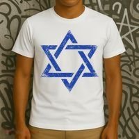 Israeli Flag Israel Jewish Symbol Star of David Pride Israel  T-Shirt thumb 3