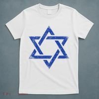 Israeli Flag Israel Jewish Symbol Star of David Pride Israel  T-Shirt thumb 5