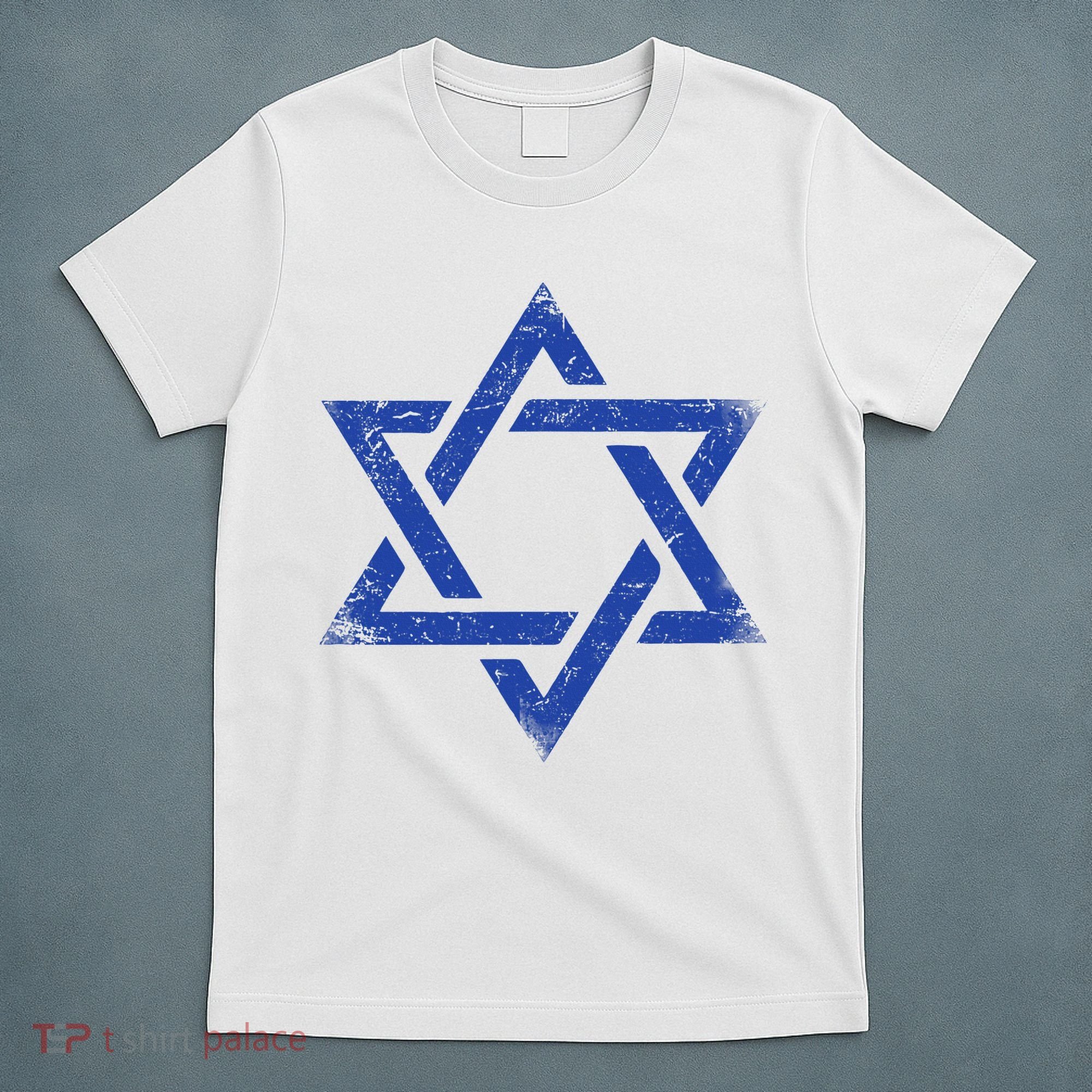 Israeli Flag Israel Jewish Symbol Star of David Pride Israel  T-Shirt