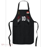 Iraq Flag Iraqi Soccer Jersey Pride Fan Gear Apron thumb 0