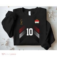 Iraq Flag Iraqi Soccer Jersey Pride Fan Gear Sweatshirt thumb 2