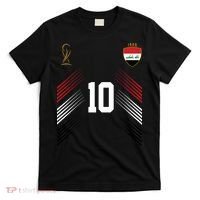 Iraq Flag Iraqi Soccer Jersey Pride Fan Gear T-Shirt thumb 0