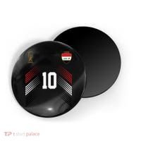 Iraq Flag Iraqi Soccer Jersey Pride Fan Gear Magnet thumb 0