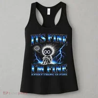 It's Fine I'm Fine Everything Is Fine Women's Tank Top thumb 3