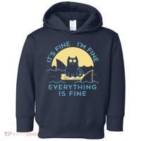 It's Fine I'm Fine Everything Is Fine Toddler Hoodie thumb 0