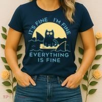 It's Fine I'm Fine Everything Is Fine Women's T-Shirt thumb 2